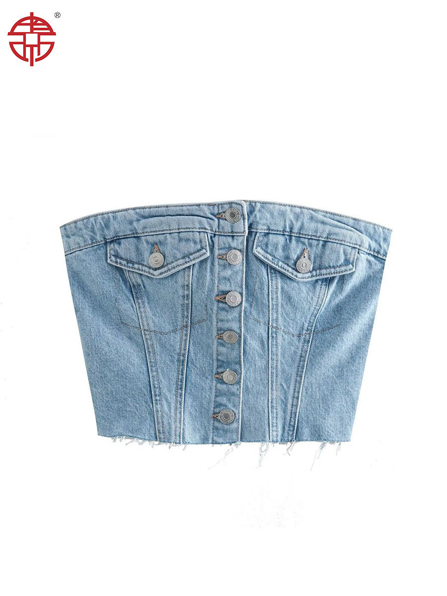 Womens Denim Top