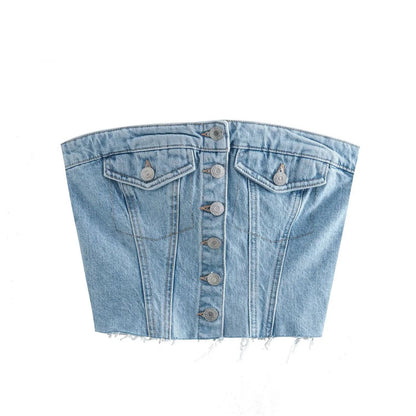 Womens Denim Top