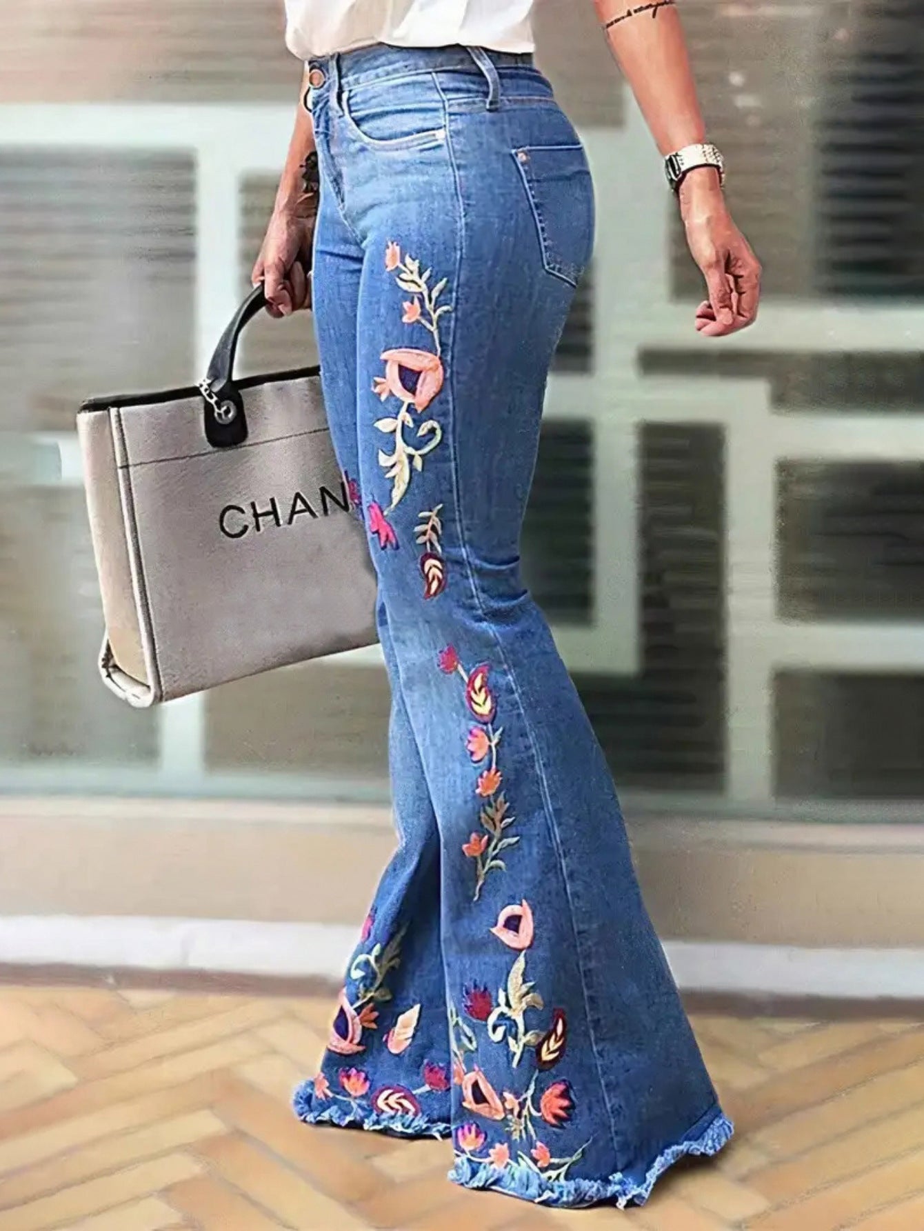 Womens Denim Trousers