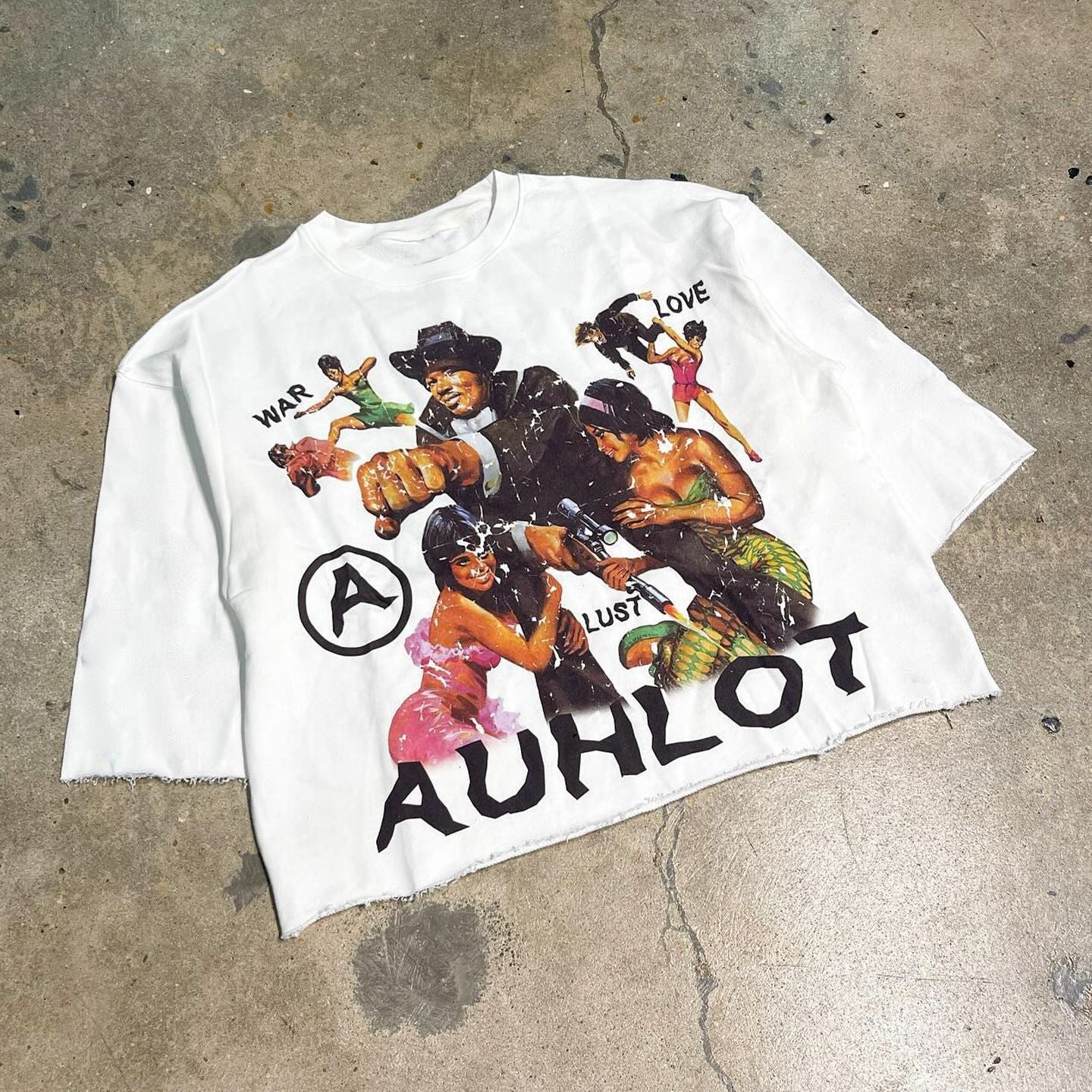 Womens Digital Print Round Neck T-Shirt