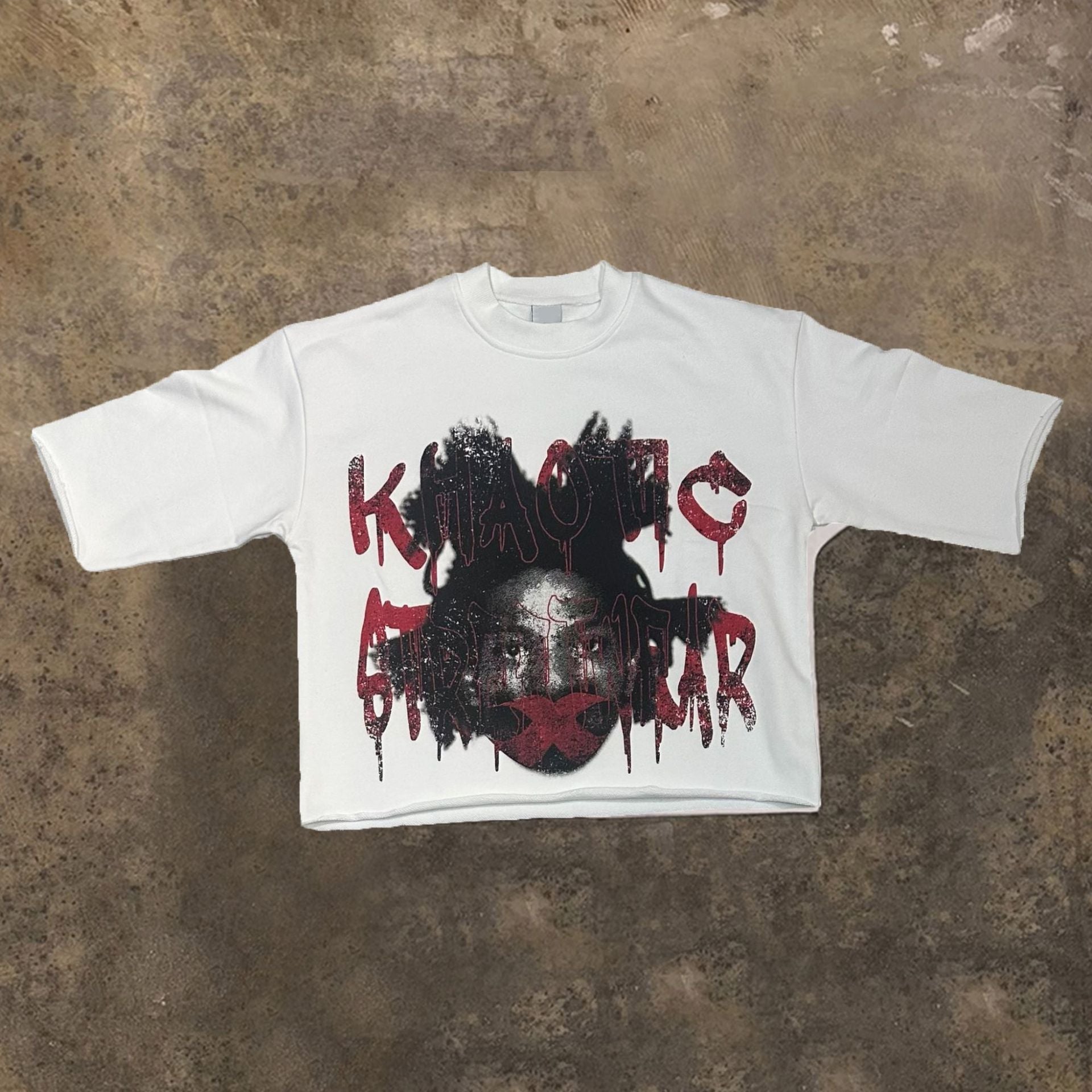 Womens Digital Print Round Neck T-Shirt