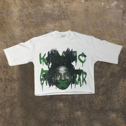 Womens Digital Print Round Neck T-Shirt