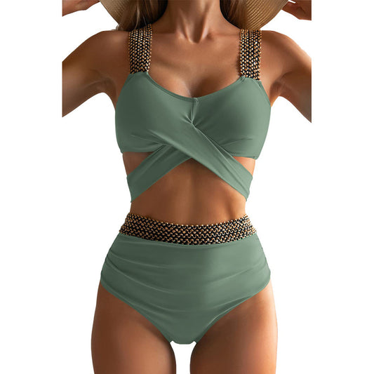 Womens Elastic Bikini Swimsuit