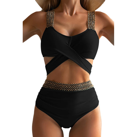 Womens Elastic Bikini Swimsuit