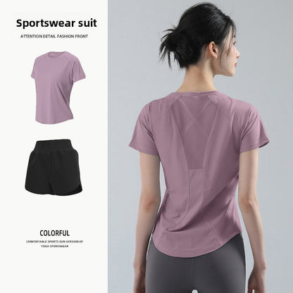 Womens Elastic Quick-Dry Sportswear Set