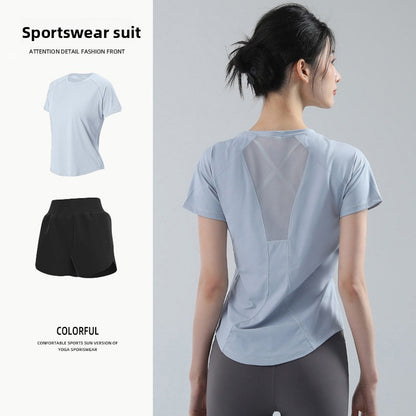 Womens Elastic Quick-Dry Sportswear Set
