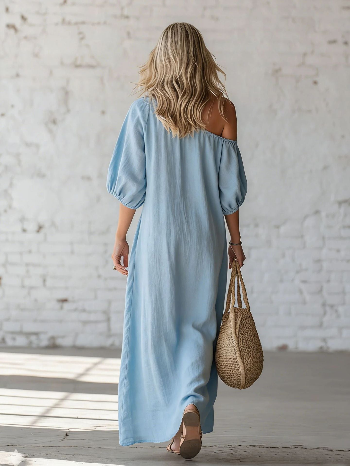 Womens Elegant Princess Midi Dress