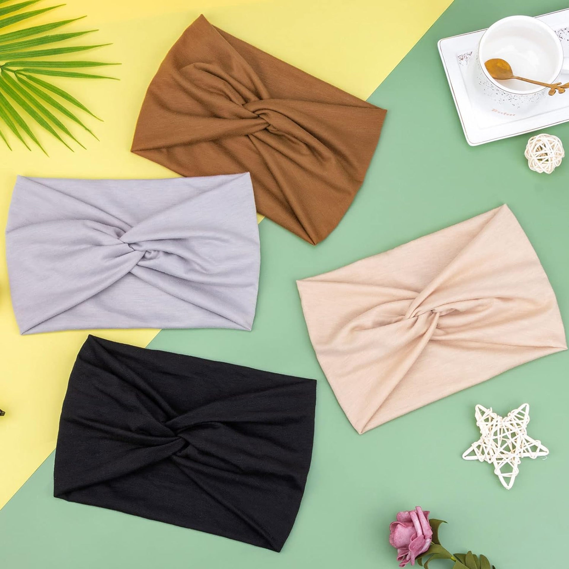 Womens Extra Wide Bohemian Elastic Headband