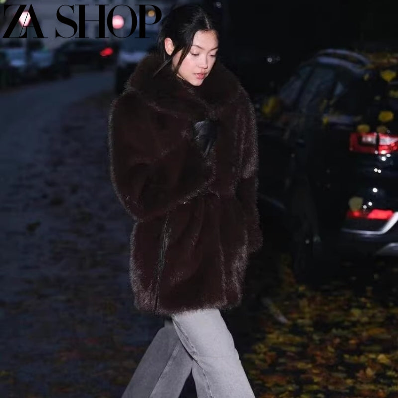 Womens Faux Coat