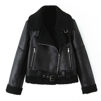 Womens Faux Leather Jacket