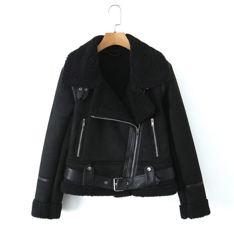 Womens Faux Leather Jacket