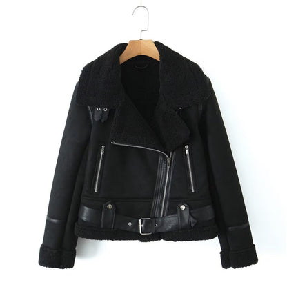 Womens Faux Leather Jacket