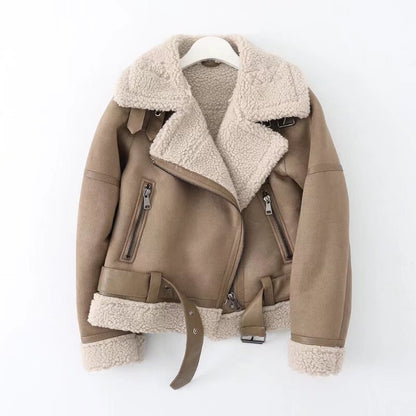 Womens Faux Leather Jacket