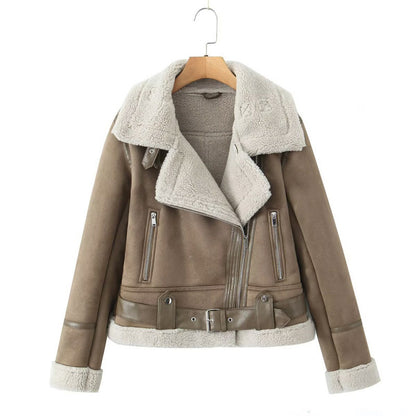 Womens Faux Leather Jacket