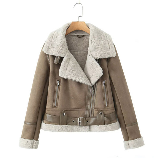 Womens Faux Leather Jacket