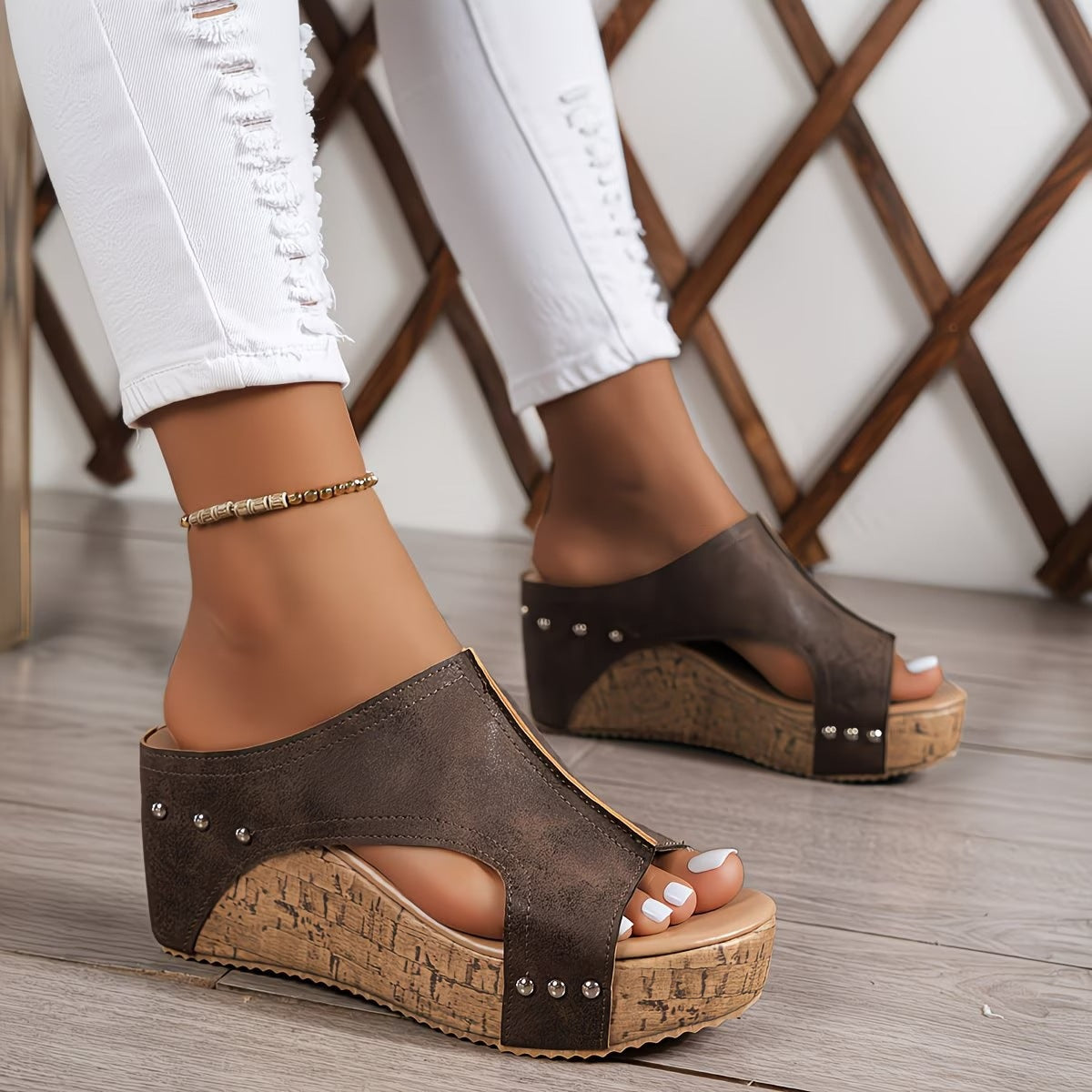 Womens Fish Mouth Platform High Heels