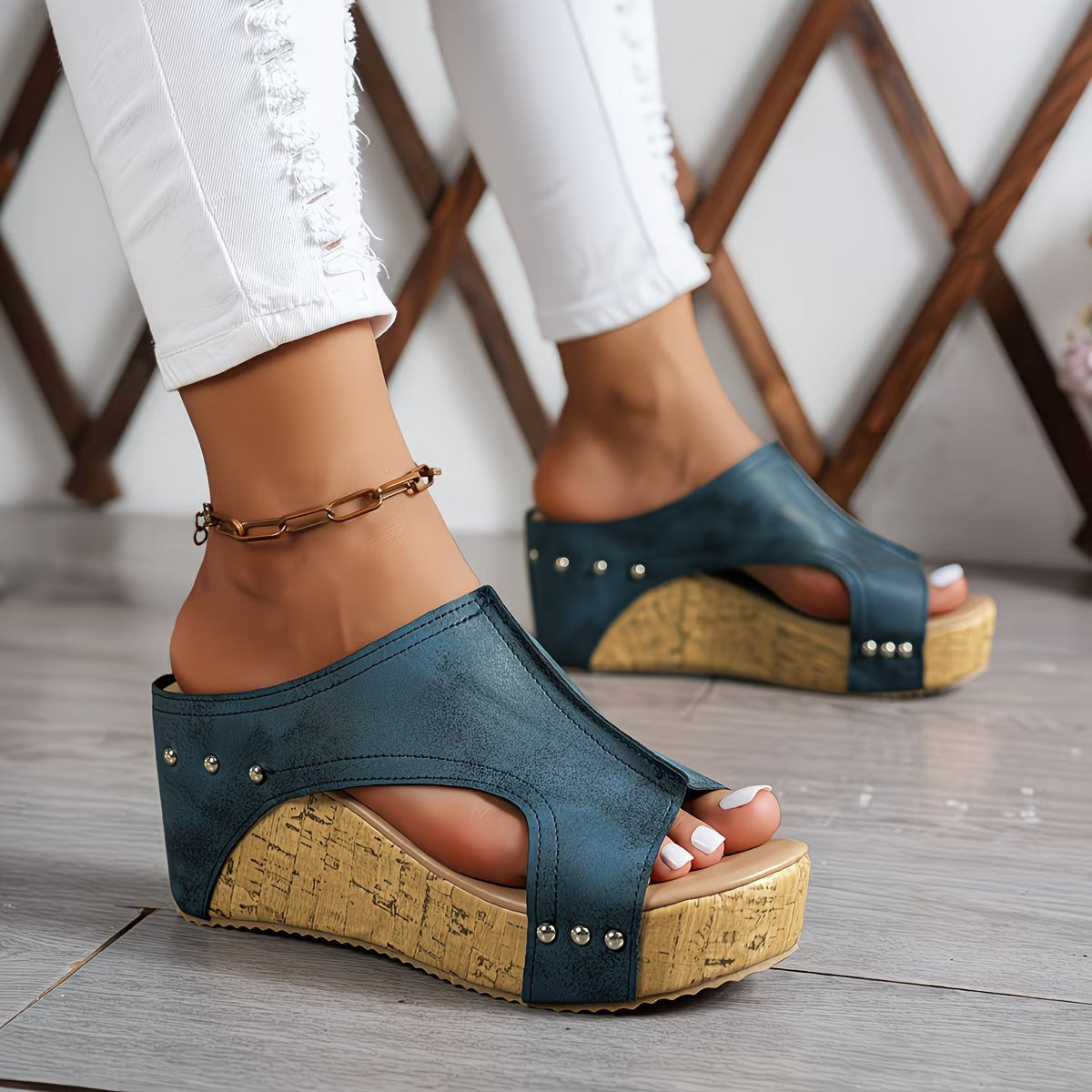 Womens Fish Mouth Platform High Heels