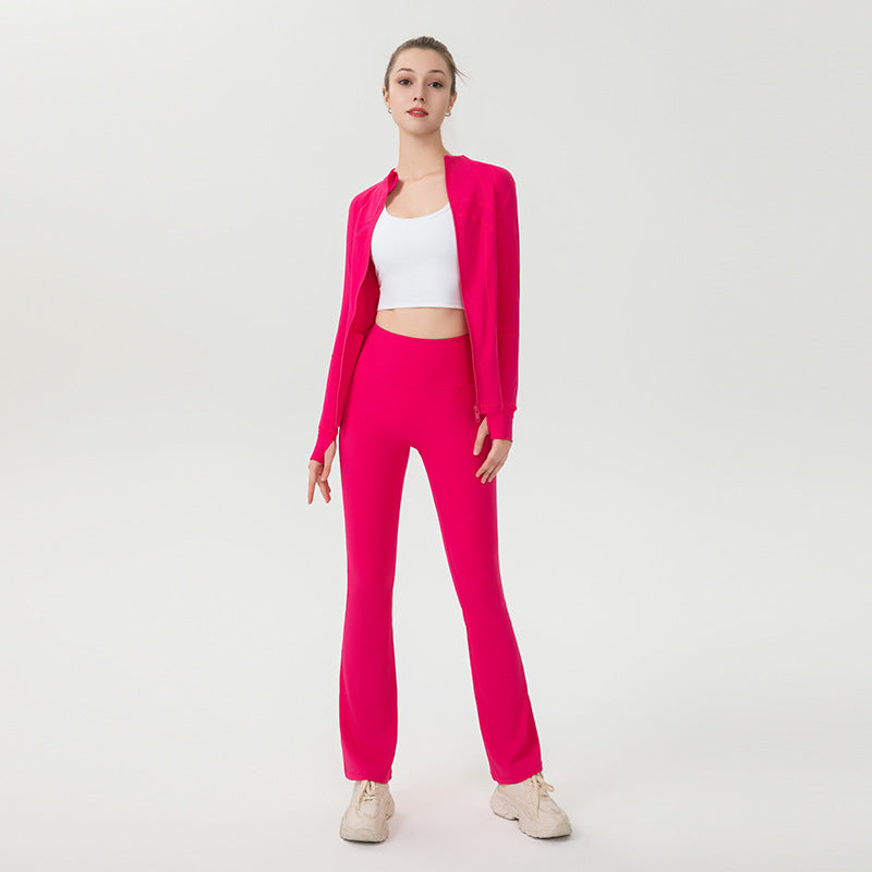 Womens Fitness Running Yoga Jacket