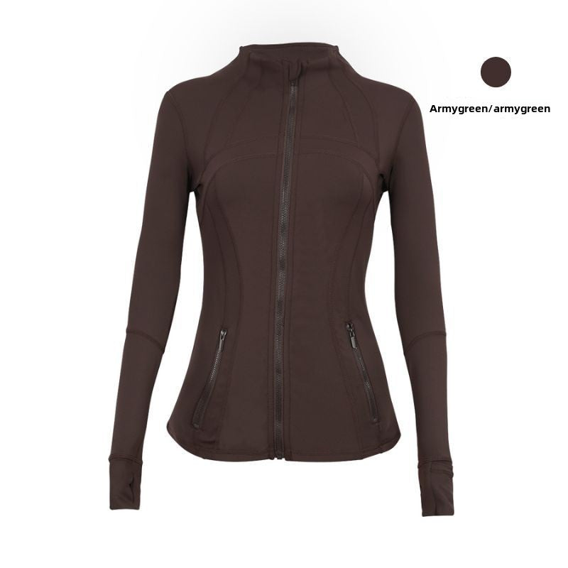 Womens Fitness Running Yoga Jacket