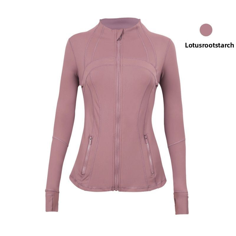 Womens Fitness Running Yoga Jacket