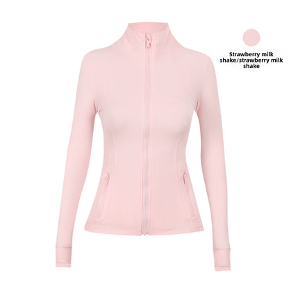 Womens Fitness Running Yoga Jacket