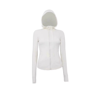 Womens Fitness Yoga Jacket Long Sleeve Sports Top