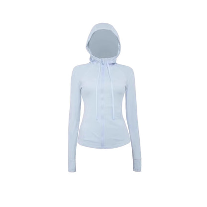 Womens Fitness Yoga Jacket Long Sleeve Sports Top