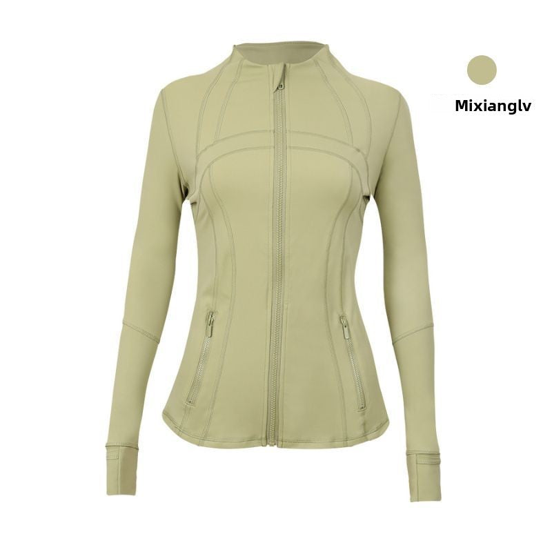 Womens Fitness Yoga Running Jacket