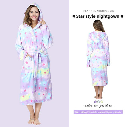 Womens Flannel Robe