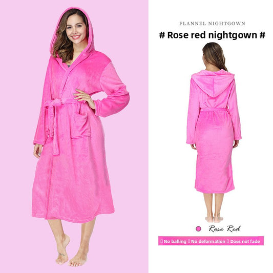 Womens Flannel Robe