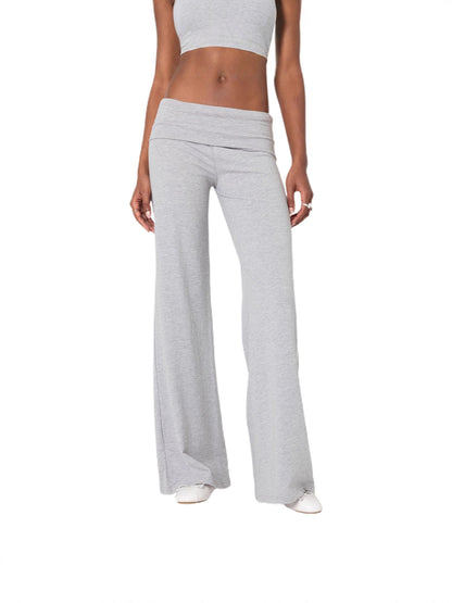 Womens Flared Casual Pants