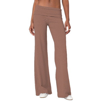 Womens Flared Casual Pants