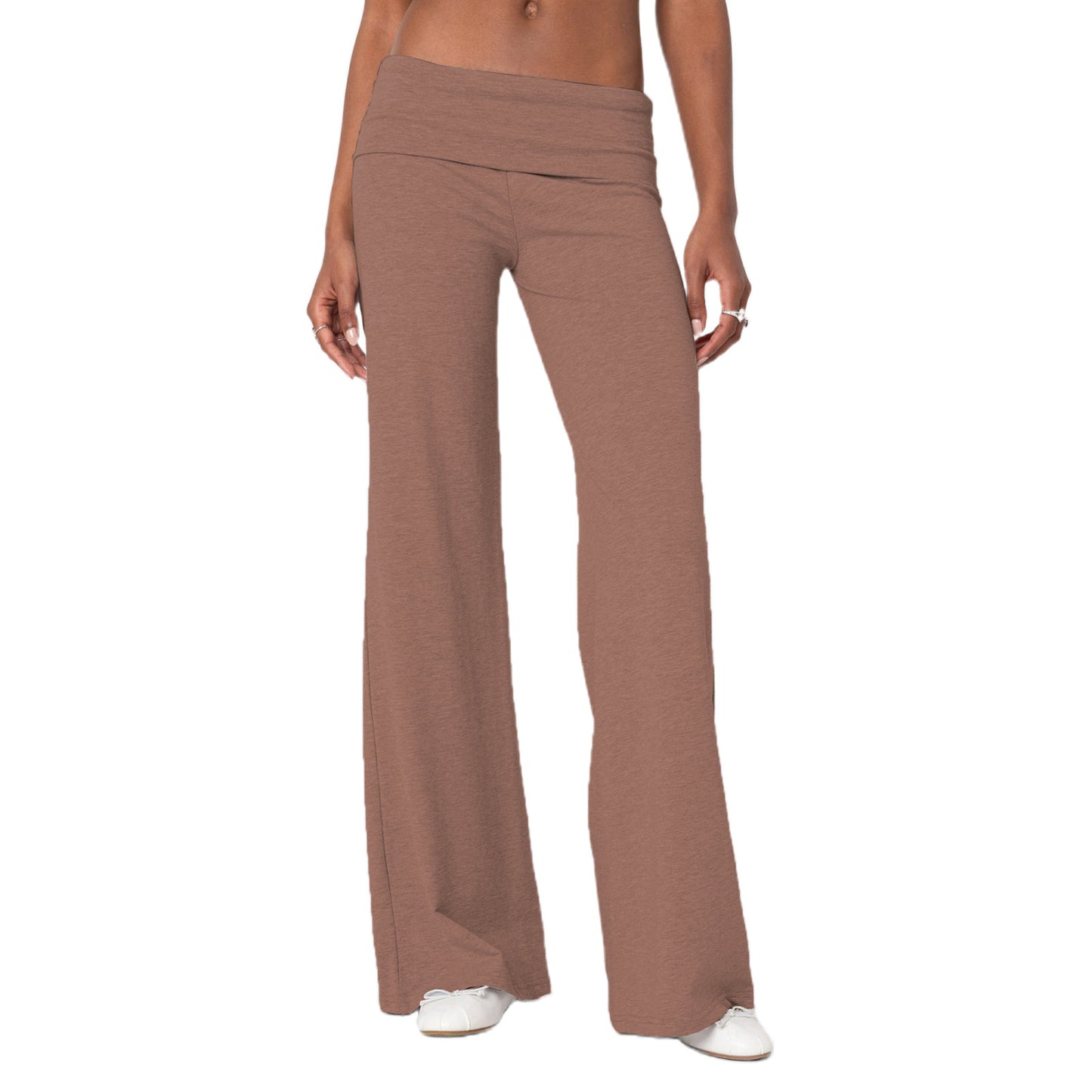 Womens Flared Casual Pants