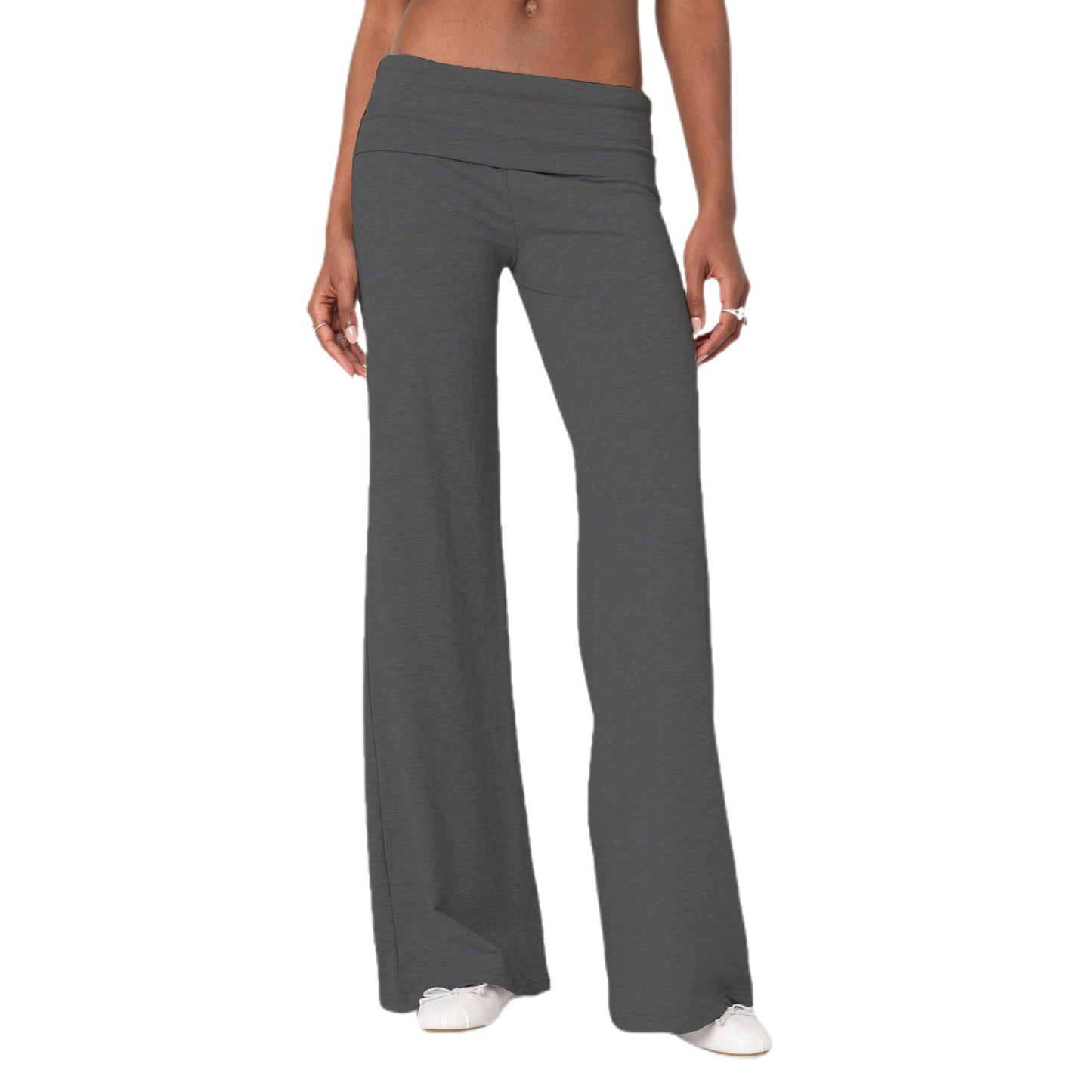 Womens Flared Casual Pants