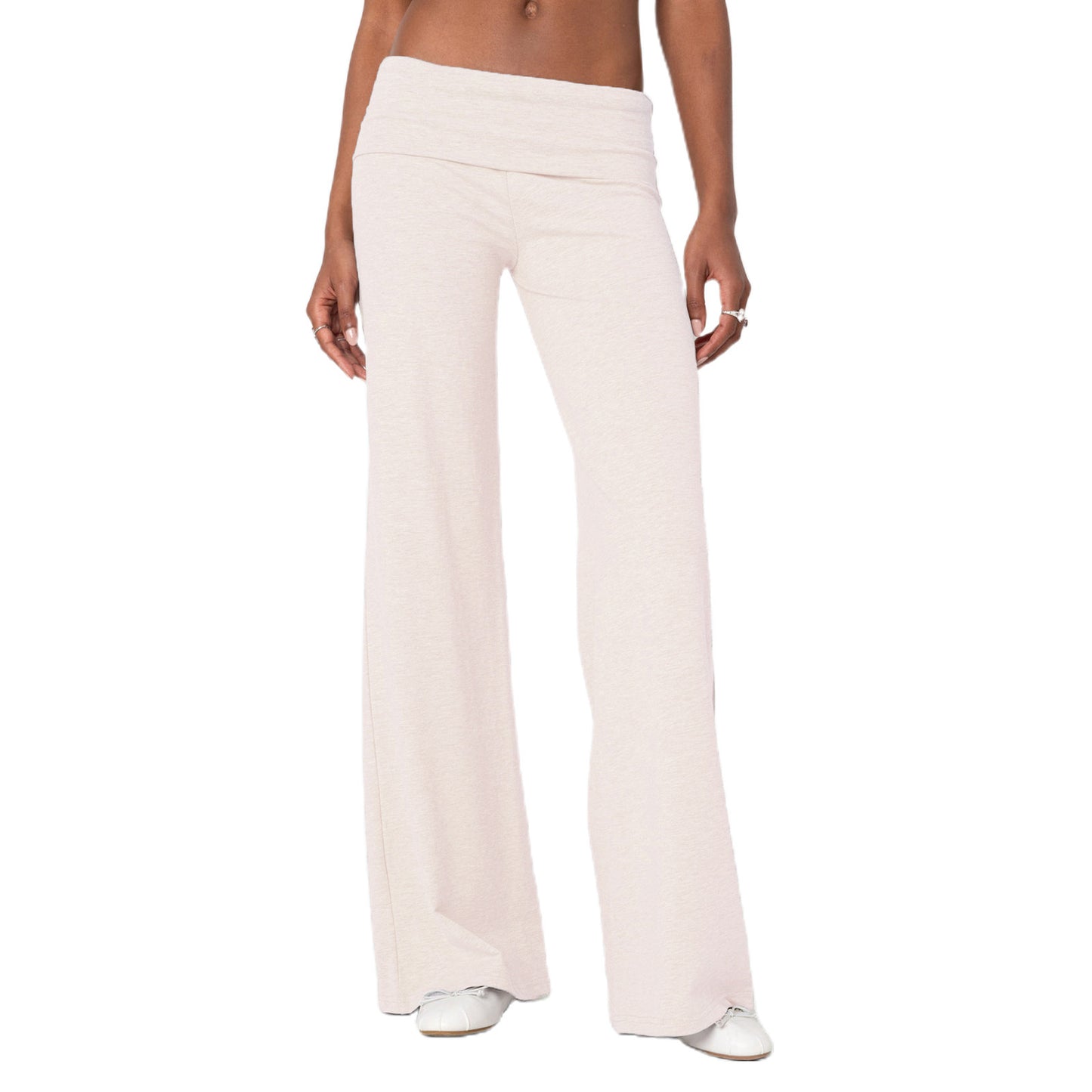 Womens Flared Casual Pants