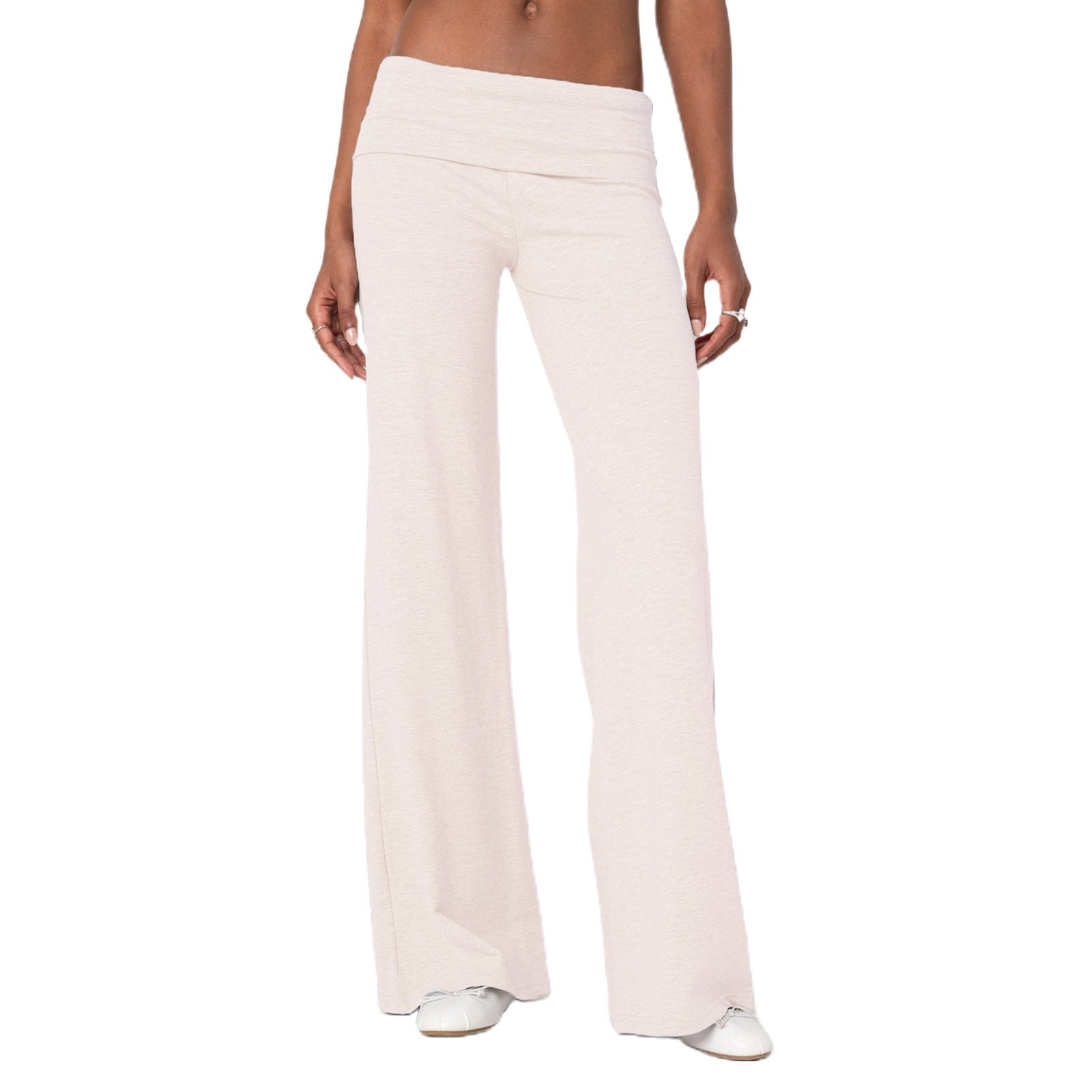 Womens Flared Casual Pants