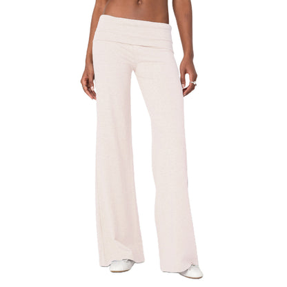 Womens Flared Casual Pants