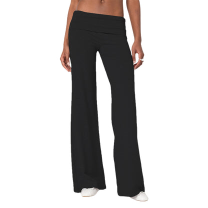 Womens Flared Casual Pants