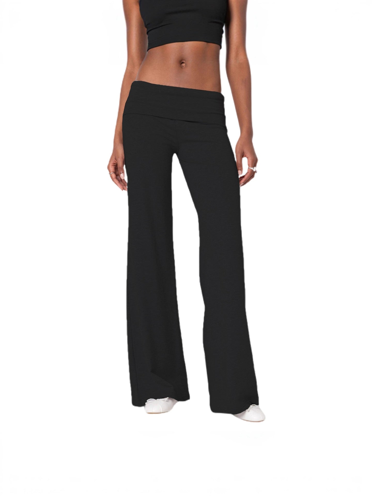 Womens Flared Casual Pants