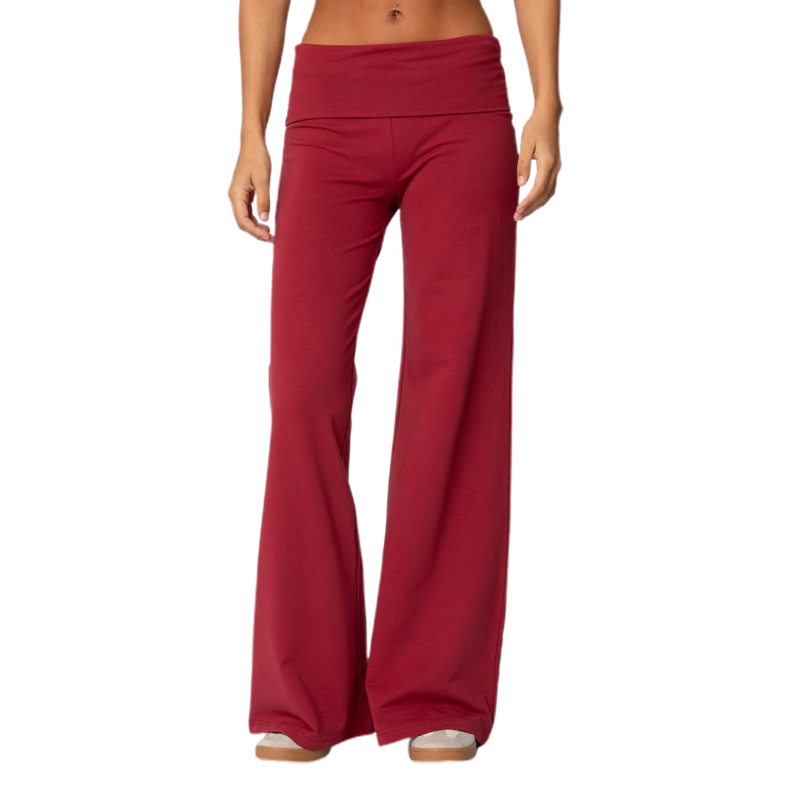 Womens Flared Casual Pants