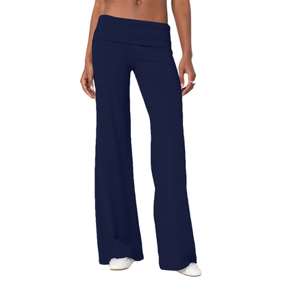Womens Flared Casual Pants