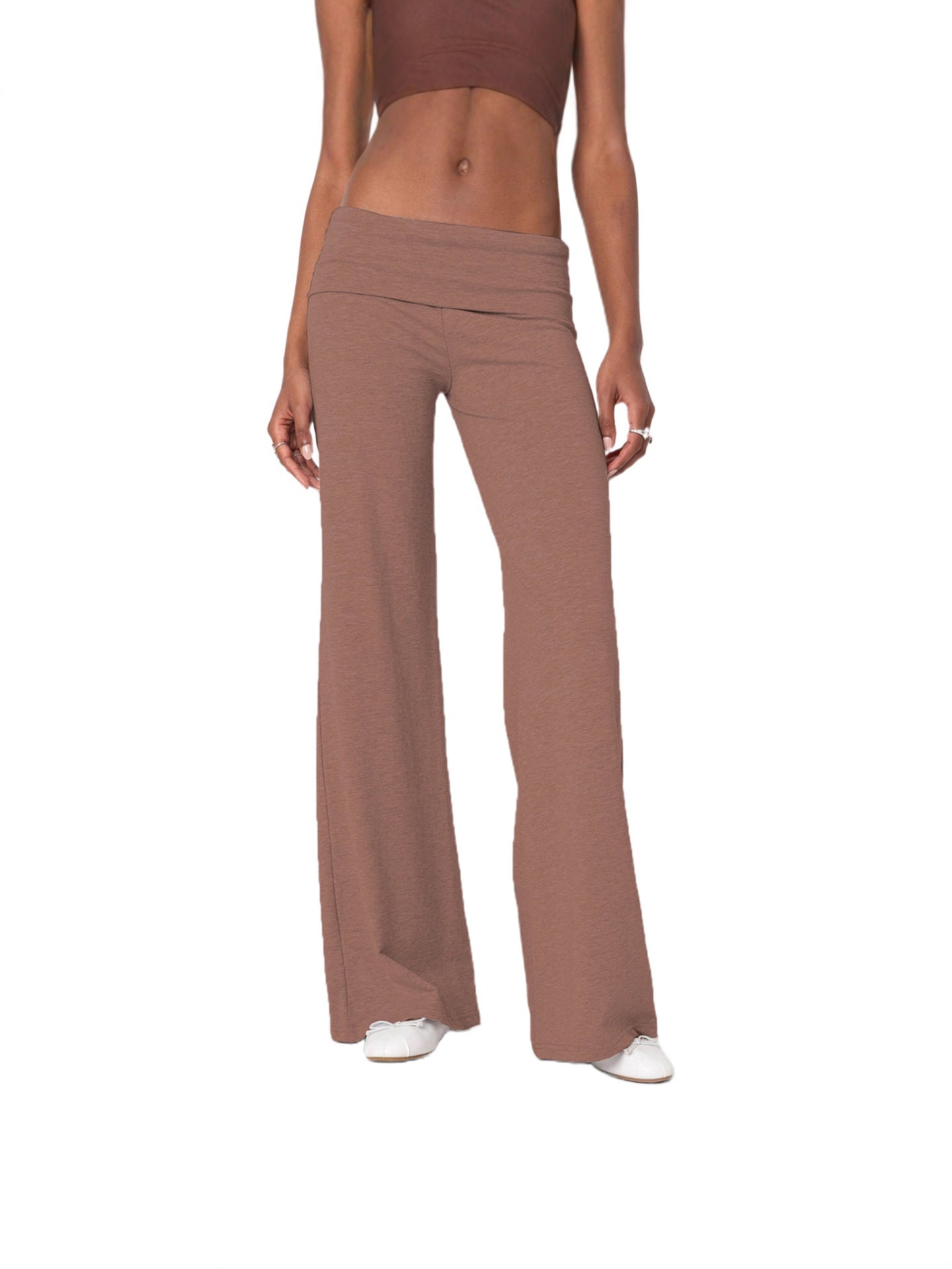 Womens Flared Casual Pants