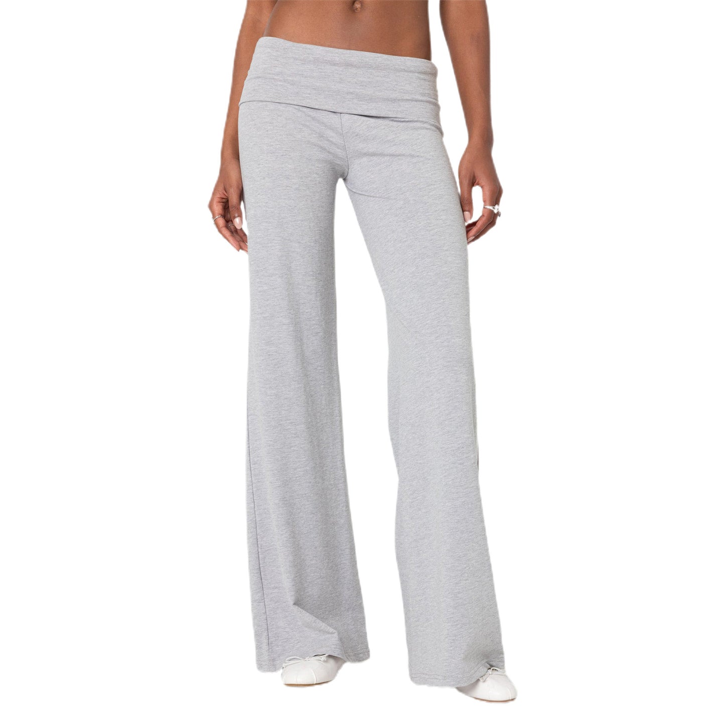 Womens Flared Casual Pants