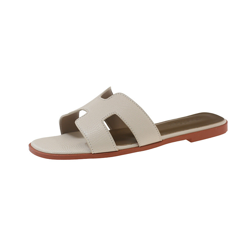 Womens Flat Slide Sandals