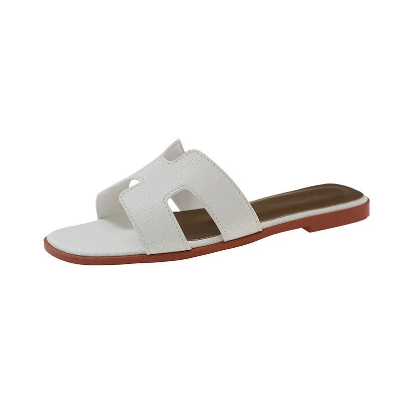 Womens Flat Slide Sandals