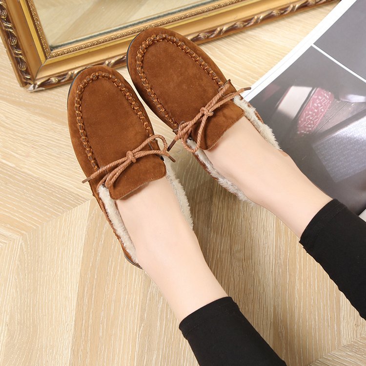 Womens Flat Winter Cotton Shoes