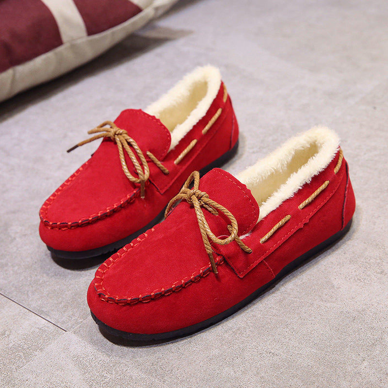 Womens Flat Winter Cotton Shoes