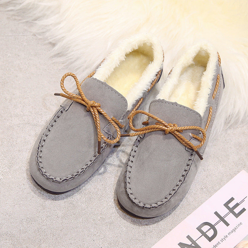 Womens Flat Winter Cotton Shoes