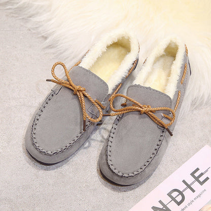 Womens Flat Winter Cotton Shoes