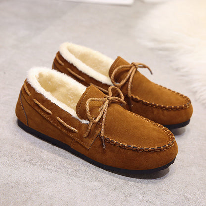 Womens Flat Winter Cotton Shoes